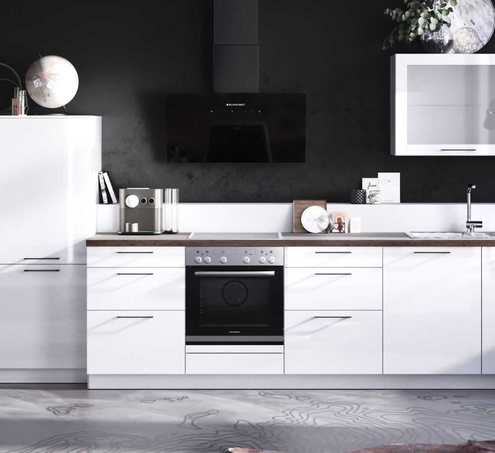 Häcker Perfect Sense Küchenzeile in Polar Lack matt – Ansicht 9