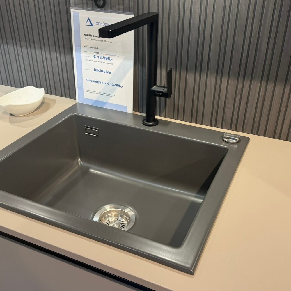 Nobilia Senso Macchiato Ausstellungsküche in L-Form – Ansicht 14